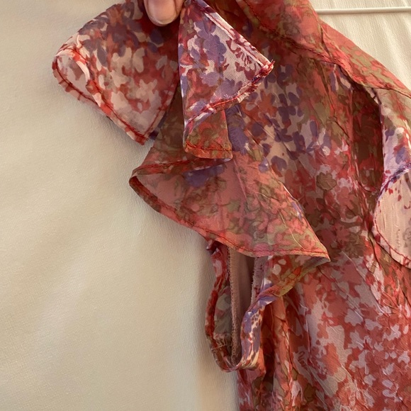 Pretty, Pink Slip-on Ruffled Dress - Picture 6 of 12